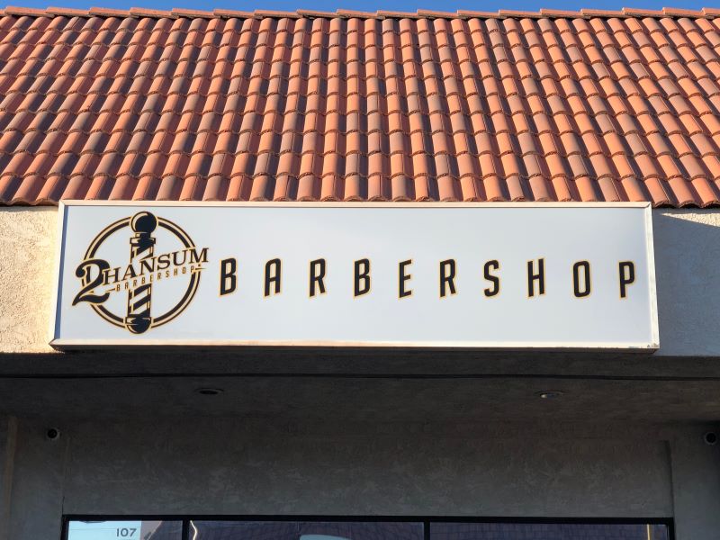 Barbershop Building Sign